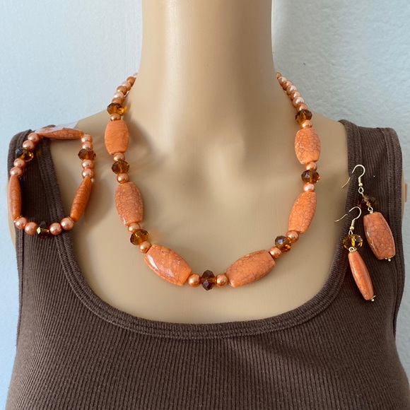 Handmade-Only Fantacy. Set of 3 necklaces - Picture 2 of 4